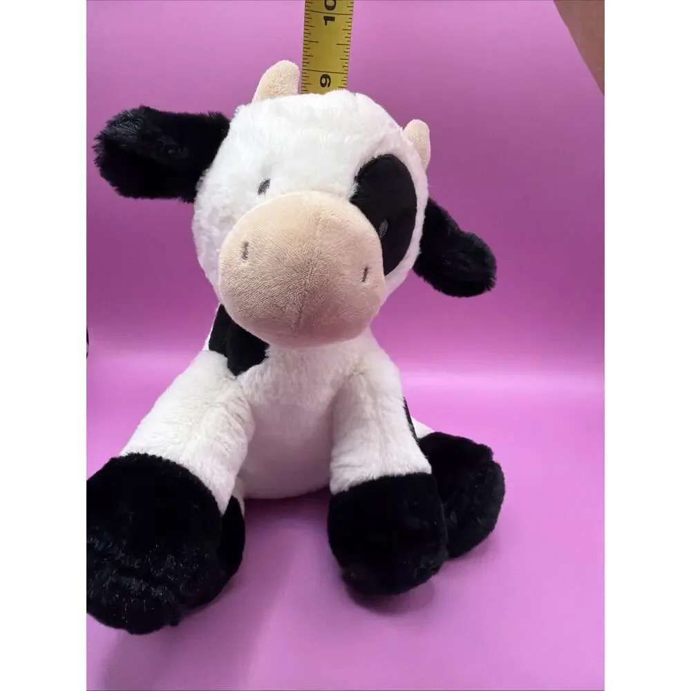 Carters Black and White Cow Waggie Wind Up Musical Plush Hey Diddle Diddle